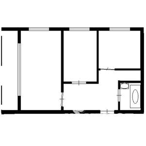 2-к квартира, вторичка, 52м2, 9/9 этаж