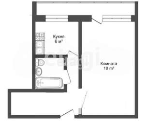 2-к квартира, вторичка, 65м2, 6/11 этаж