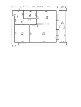 2-к квартира, вторичка, 49м2, 9/14 этаж