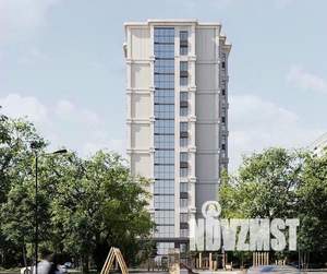 1-к квартира, строящийся дом, 45м2, 8/9 этаж