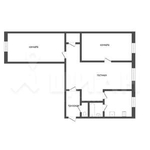 3-к квартира, вторичка, 57м2, 3/5 этаж