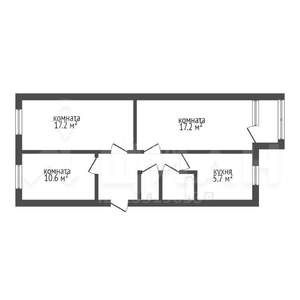 3-к квартира, вторичка, 63м2, 5/5 этаж