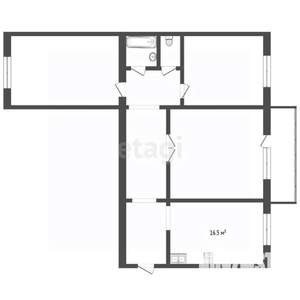 3-к квартира, вторичка, 66м2, 4/9 этаж