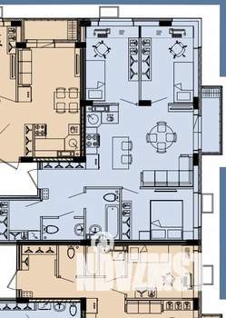 3-к квартира, вторичка, 71м2, 6/15 этаж