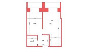 1-к квартира, вторичка, 35м2, 1/9 этаж