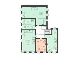 1-к квартира, вторичка, 103м2, 6/11 этаж