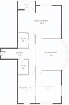 3-к квартира, строящийся дом, 150м2, 7/15 этаж