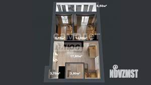 2-к квартира, вторичка, 53м2, 3/14 этаж