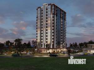 2-к квартира, строящийся дом, 44м2, 3/15 этаж