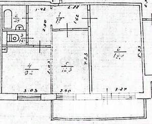 2-к квартира, вторичка, 53м2, 3/9 этаж