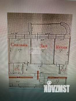 2-к квартира, вторичка, 56м2, 1/9 этаж