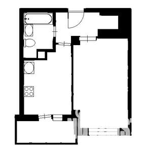 1-к квартира, вторичка, 36м2, 1/17 этаж