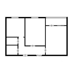 2-к квартира, вторичка, 50м2, 5/5 этаж