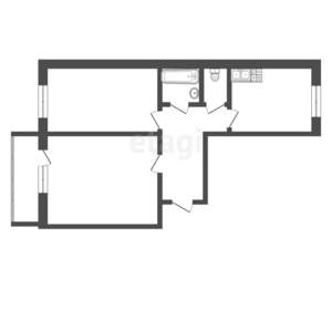 2-к квартира, вторичка, 58м2, 1/16 этаж
