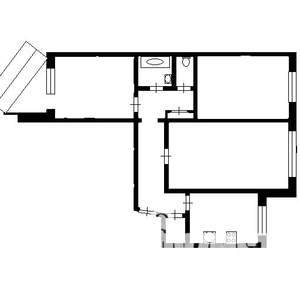 3-к квартира, вторичка, 67м2, 4/6 этаж