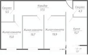 Фото квартиры на продажу (1)