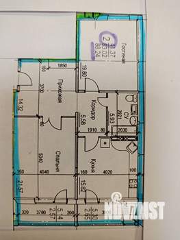 2-к квартира, вторичка, 88м2, 5/8 этаж