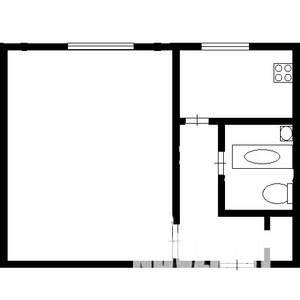1-к квартира, вторичка, 31м2, 2/4 этаж