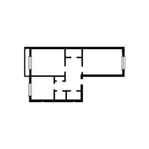 2-к квартира, вторичка, 55м2, 8/9 этаж