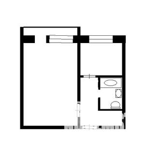 1-к квартира, вторичка, 31м2, 2/5 этаж