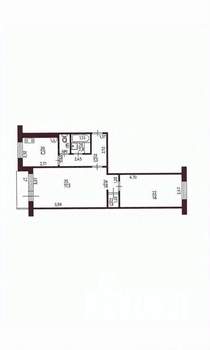 2-к квартира, вторичка, 46м2, 2/5 этаж