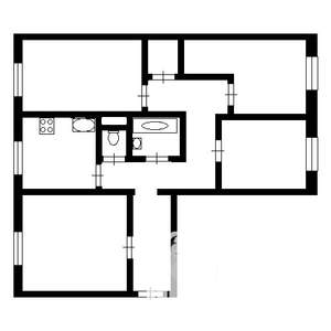 4-к квартира, вторичка, 82м2, 3/9 этаж