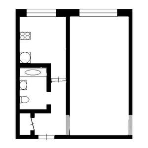 1-к квартира, вторичка, 31м2, 7/9 этаж