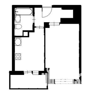 1-к квартира, вторичка, 36м2, 12/18 этаж
