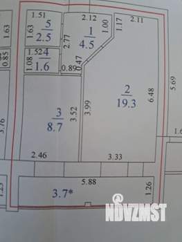 1-к квартира, вторичка, 36м2, 12/14 этаж