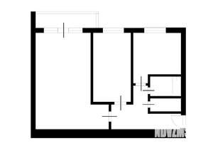 2-к квартира, вторичка, 49м2, 4/5 этаж