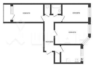 3-к квартира, вторичка, 67м2, 2/9 этаж