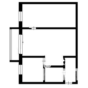 2-к квартира, вторичка, 46м2, 4/9 этаж