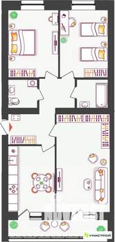 3-к квартира, вторичка, 80м2, 7/11 этаж