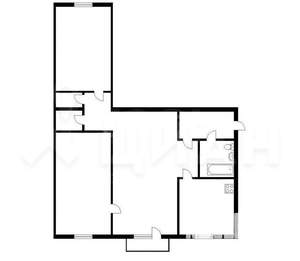 3-к квартира, вторичка, 67м2, 4/5 этаж