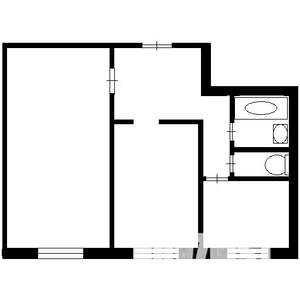 2-к квартира, вторичка, 48м2, 3/9 этаж