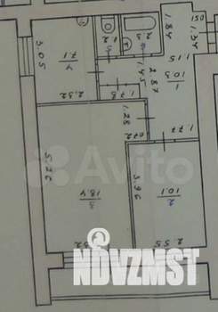 2-к квартира, вторичка, 53м2, 9/14 этаж