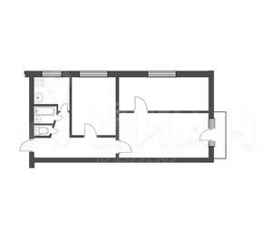 3-к квартира, вторичка, 58м2, 5/5 этаж