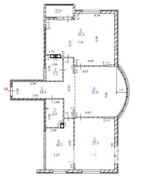 3-к квартира, строящийся дом, 150м2, 10/15 этаж