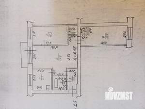 3-к квартира, вторичка, 57м2, 2/5 этаж
