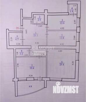 3-к квартира, вторичка, 105м2, 13/14 этаж