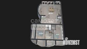 3-к квартира, вторичка, 220м2, 8/9 этаж