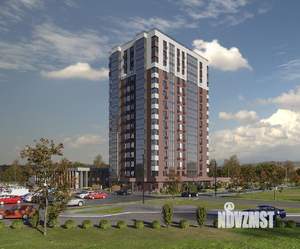 1-к квартира, строящийся дом, 35м2, 11/15 этаж