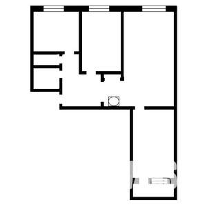 3-к квартира, вторичка, 51м2, 3/9 этаж