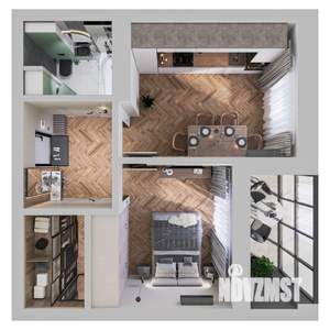 1-к квартира, вторичка, 42м2, 5/10 этаж