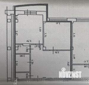 1-к квартира, вторичка, 61м2, 7/18 этаж