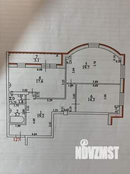 2-к квартира, вторичка, 79м2, 16/17 этаж