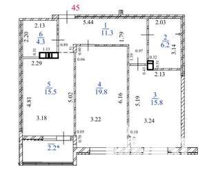 2-к квартира, строящийся дом, 75м2, 10/15 этаж