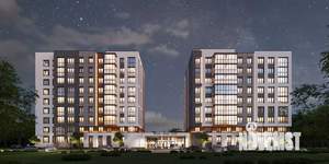 2-к квартира, строящийся дом, 59м2, 7/9 этаж