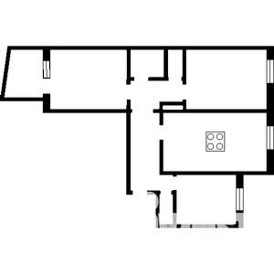 3-к квартира, вторичка, 71м2, 4/5 этаж