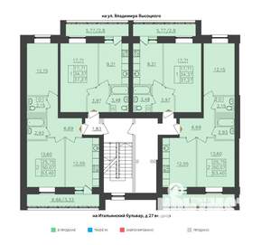1-к квартира, вторичка, 38м2, 9/11 этаж